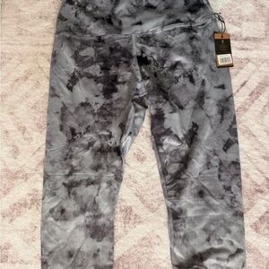 No Bull Tie-Dye Gray Active Leggings